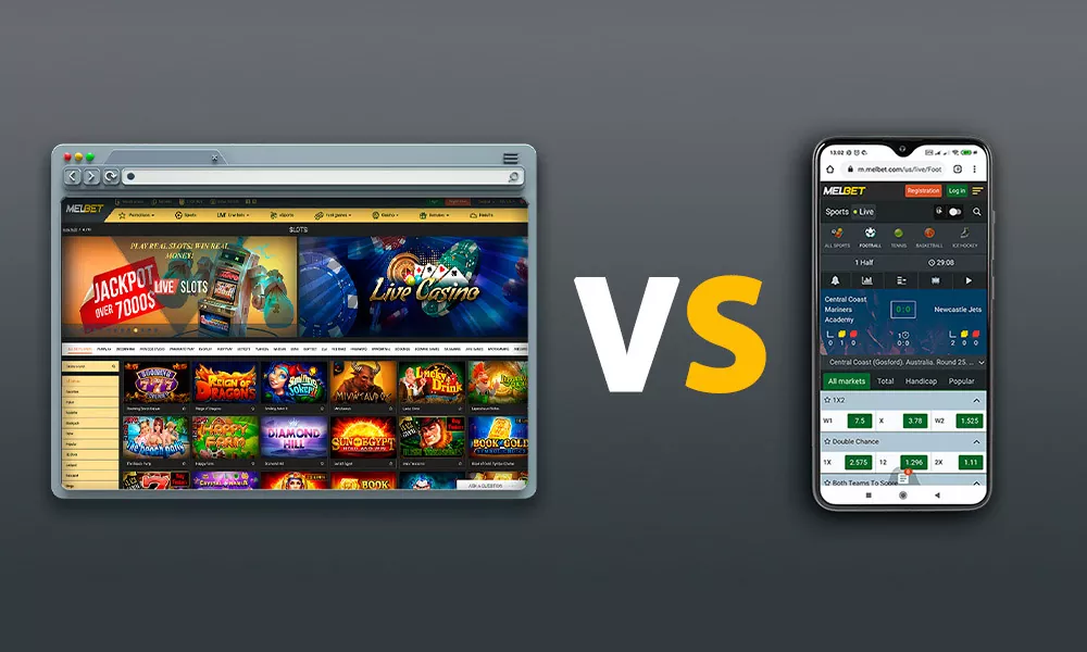 You can decide for yourself, whether you want to play Melbet via browser or with the help of the mobile app.