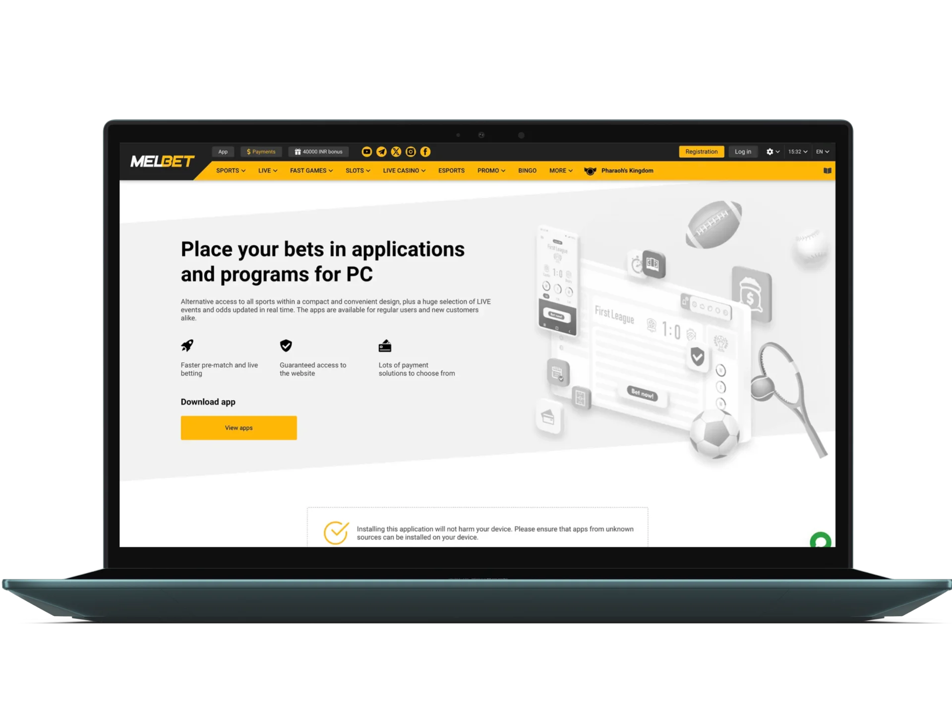 Click the Download button to start downloading the application to your personal computer.