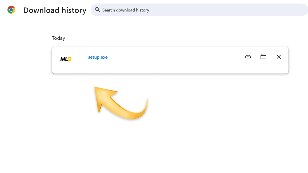 Open the downloaded official Melbet installation file for PC.